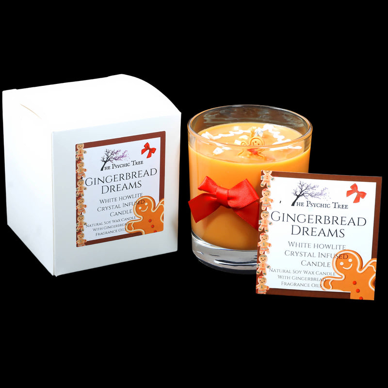 Gingerbread Dreams - Crystal Infused Scented Candle