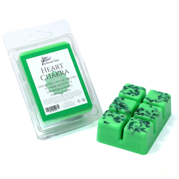 Heart Chakra - Crystal Infused Scented Wax Melts