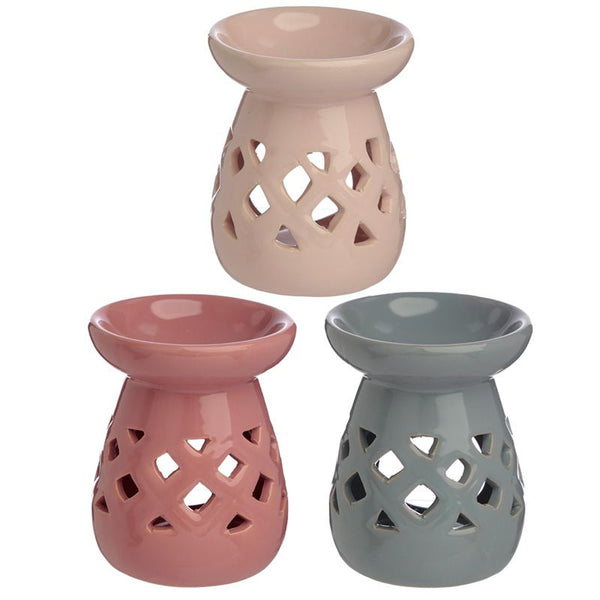 Lattice Design Ceramic Oil & Wax Melt Burner