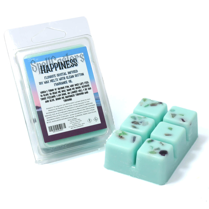 Spellcasters Happiness - Crystal Infused Scented Wax Melts