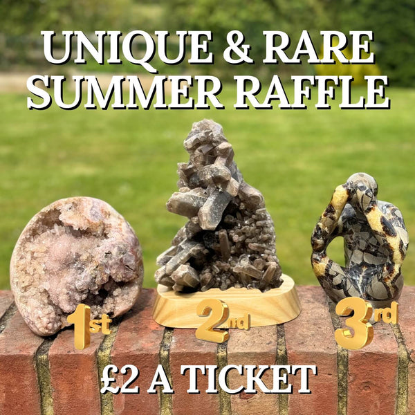 WIN! - Summer 2024 Raffle Ticket Entry - Unique and Rare Collectors Prize Draw - Prizes Worth Over £1500