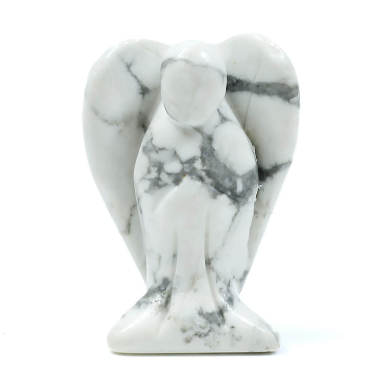 White Howlite Guardian Angel (3.5cm)