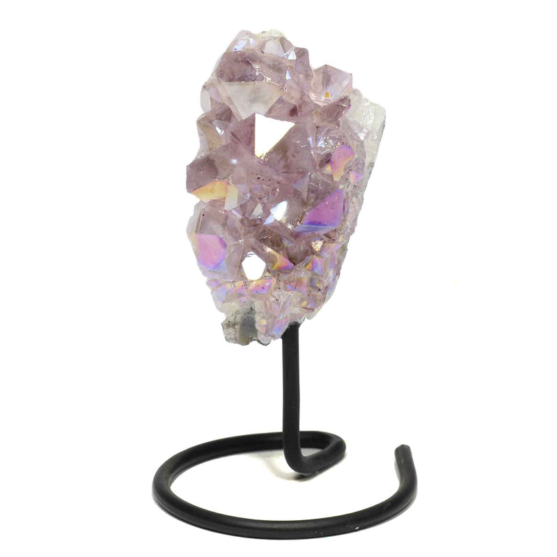 Amethyst Aura Cluster on Stand