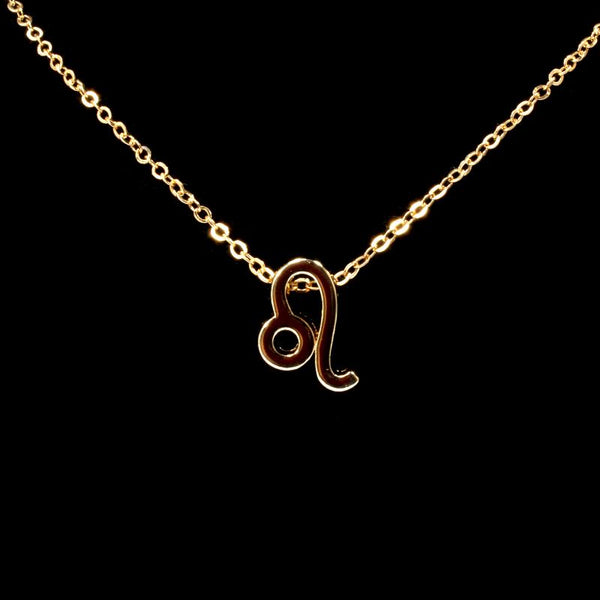 Leo Zodiac Necklace Gold – Gypsy Soul Store